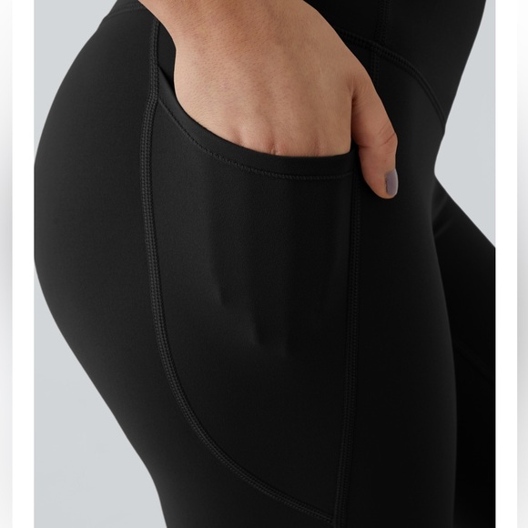 Halara Bundle Ultrasculpt High Waisted Tummy Control Pocket Leggings 7/8 - Picture 5 of 6